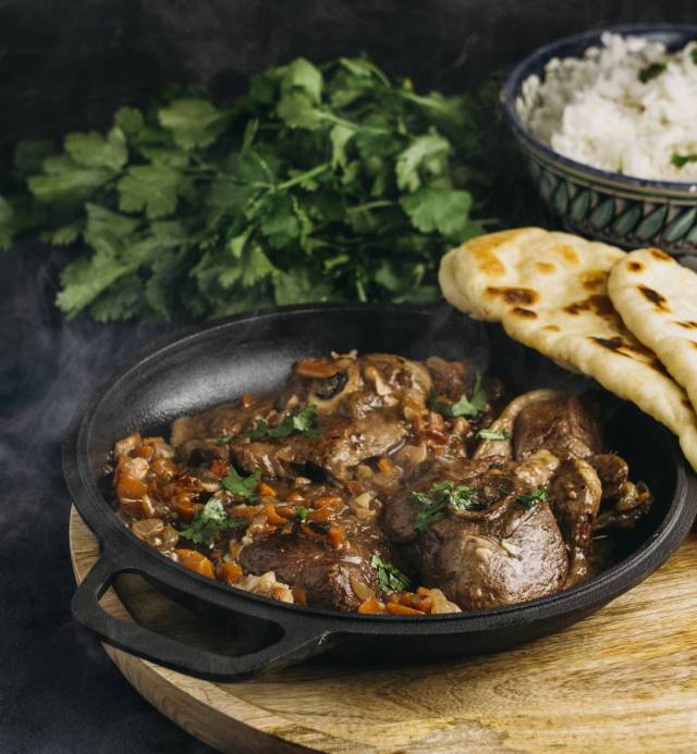 delicious-pakistani-dish-high-angle